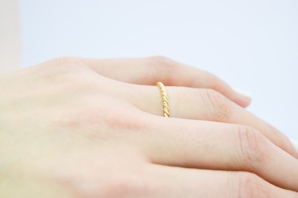 Alianzas Trenza Oro 18K valor del par - Imagen 7