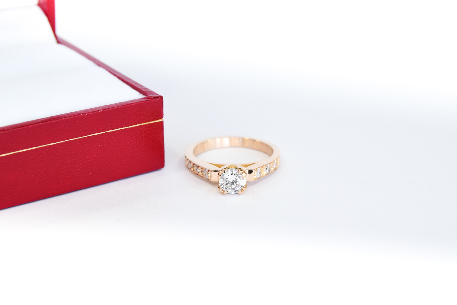 Anillo de compromiso A6 Oro 18K - Imagen 4