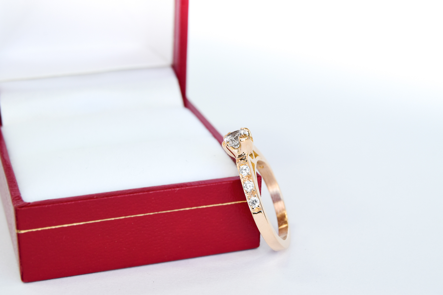 Anillo de compromiso A6 Oro 18K - Imagen 3