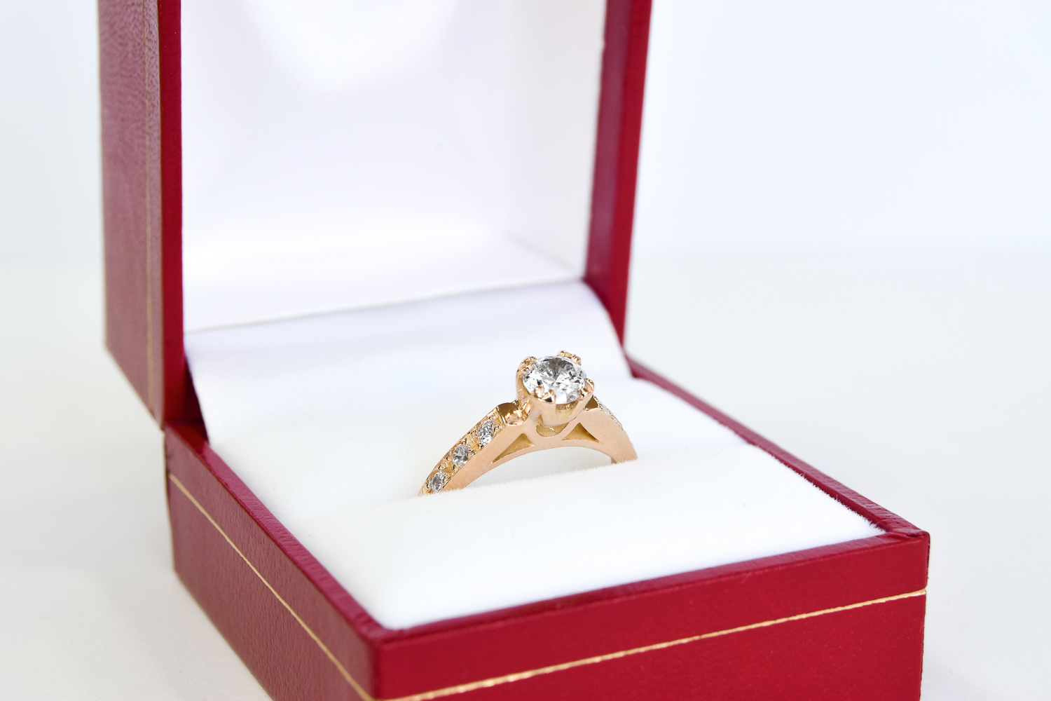 Anillo de compromiso A6 Oro 18K - Imagen 2