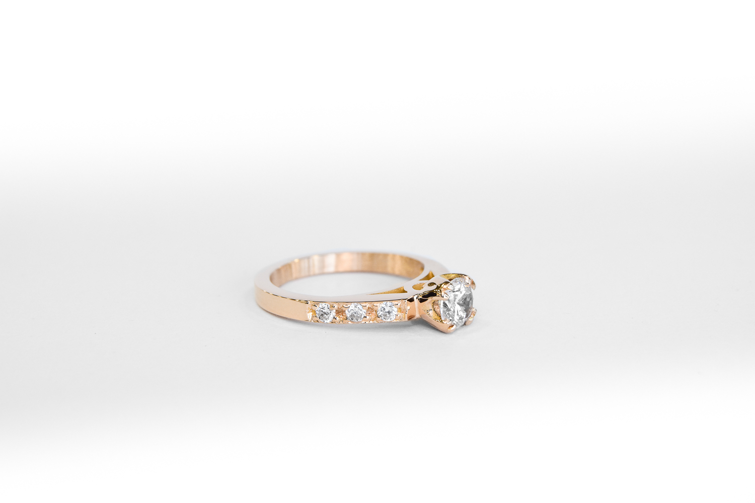 Anillo de compromiso A6 Oro 18K - Imagen 5