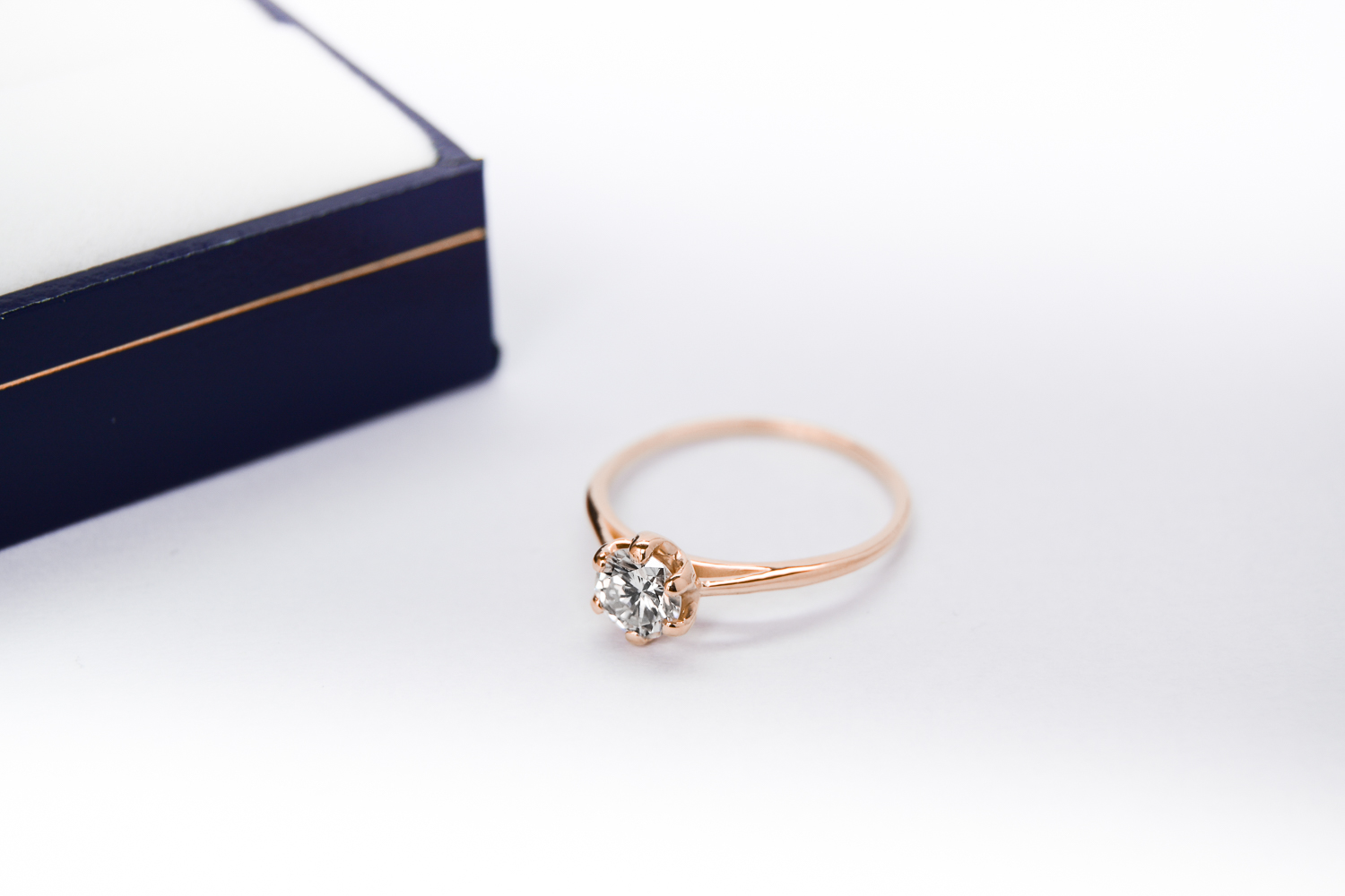 Anillo de compromiso HM2 Oro 18K - Imagen 4