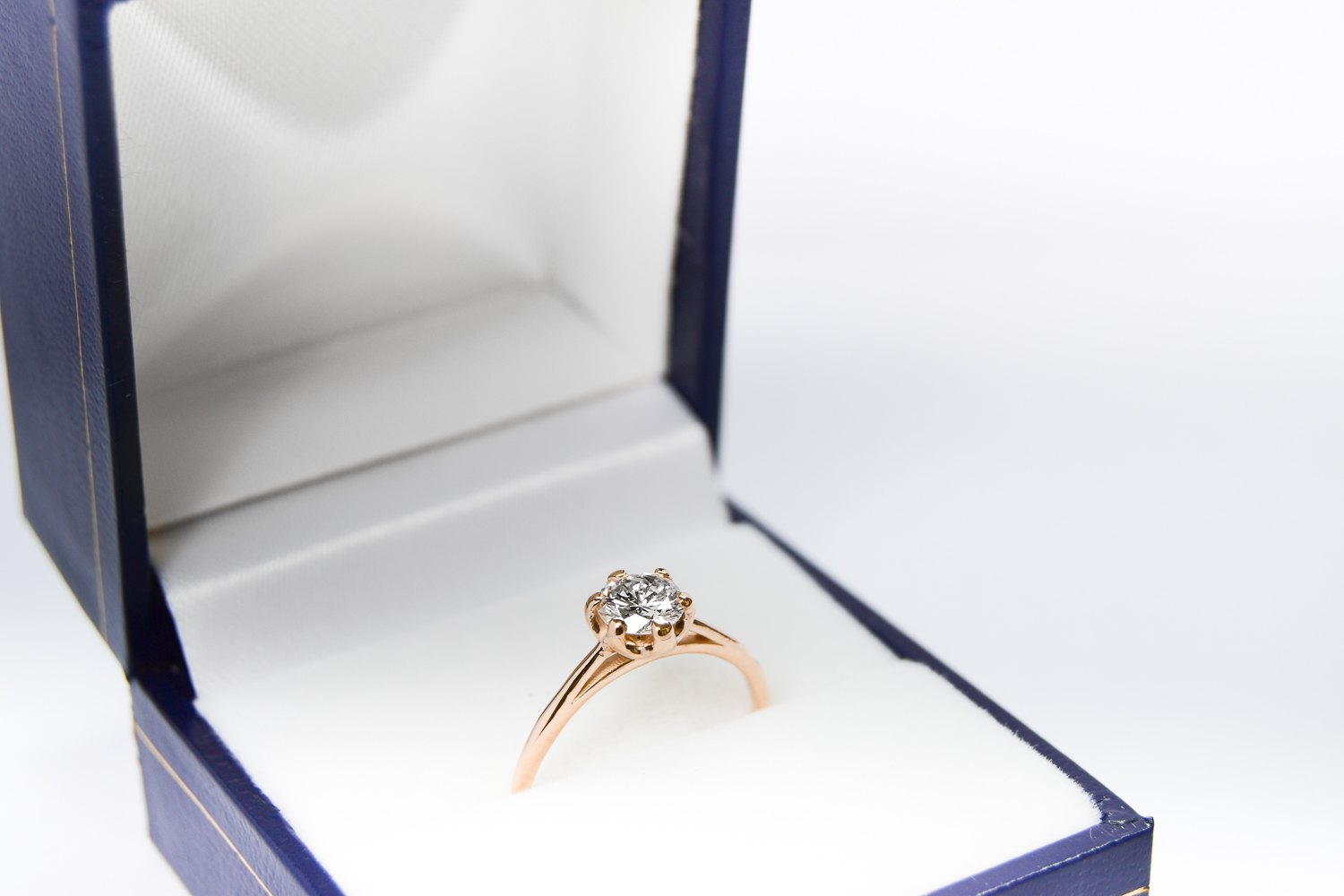 Anillo de compromiso HM2 Oro 18K - Imagen 5