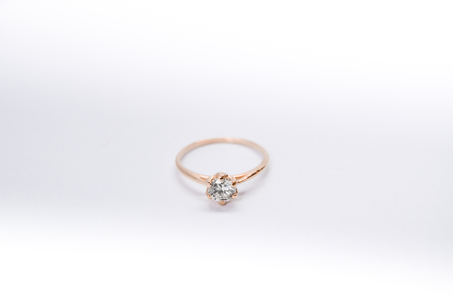 Anillo de compromiso HM2 Oro 18K - Imagen 3
