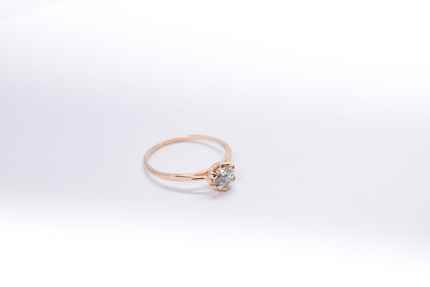 Anillo de compromiso HM2 Oro 18K - Imagen 2