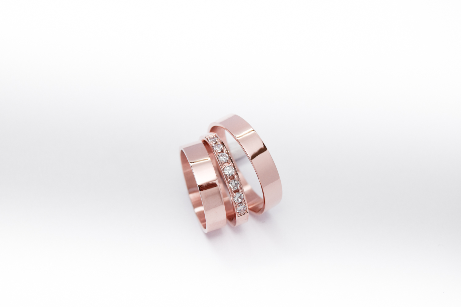 Alianzas de casamiento Cinta + Anillo Essenza Gold valor del conjunto - Imagen 3