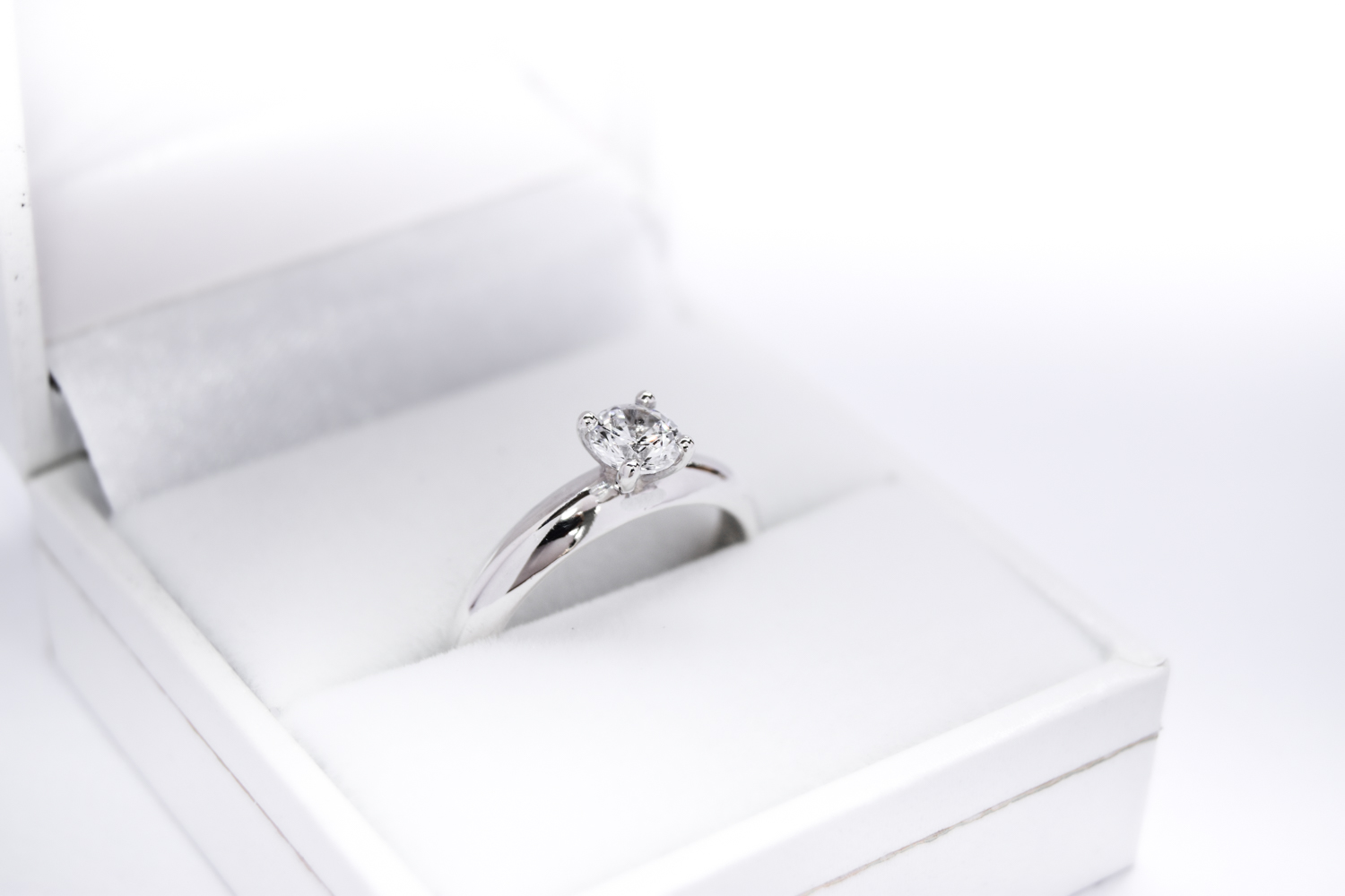 Anillo de compromiso Princess 5 Silver - Imagen 4